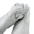 thumbnail image 3 of Welding Gloves Work Gloves Leather Resistant Protection Work Gloves Welding Protective, 3 of 6