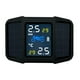 thumbnail image 1 of 1 juego de monitor de presión de neumáticos de motocicleta con sensor de presión de neumáticos solar (negro), 1 of 6