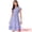 Dark Blue Purple, variant on DARING DIVA Women's Stylish Midi Smocked Floral Fit and Flare Dresses XS White