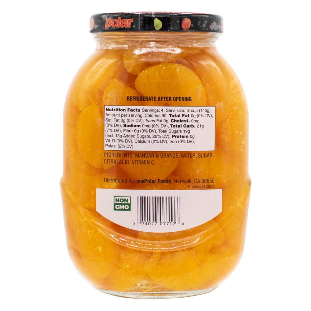 (2 pack) Polar Mandarin Orange Segments in Light Syrup, 20 oz
