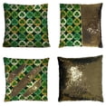 thumbnail image 1 of EREHome clover Green Clover Day Pillow Case Home Decor Cushion Cover 20x30 Inch, 1 of 2