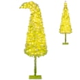 thumbnail image 1 of Gymax 7 FT Whimsical Christmas Tree Pre-Lit Artificial Holiday Tree w/ Bendable Top, 1 of 10