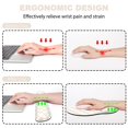 thumbnail image 2 of Alfombrilla de Ratón y Reposamuñecas para Teclado G JGOO Ergonómica Beige, 2 of 8