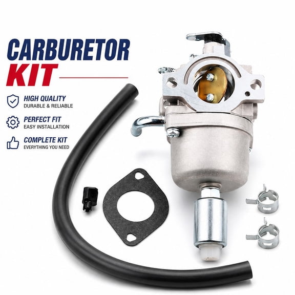 Lawn Mower Carburetor Kit for Briggs & Stratton 796109 591731, 14-18 HP Engine Replacement Carb with Full Installation Accessories