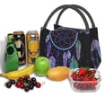 thumbnail image 3 of Fotbe Dreamcatcher With Colorful Feathers Bolsa Térmica Portátil con Estampado, Bolsa de Entrega de Alimentos Aislada, Bolsa Reutilizable de Gran Capacidad para Comidas y Supermercado, 3 of 6