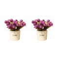 thumbnail image 3 of Ounissouiy 1 ramo vívido con 15 cabezas de seda Mini rosas artificiales flores hogar boda fiesta jardín decoración adornos Feliz Año Nuevo, 3 of 5