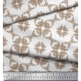 thumbnail image 3 of Soimoi Rayon Fabric Leaves & Floral Geometric Print Fabric by The Yard 42 Inch Wide, 3 of 3