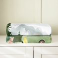 thumbnail image 3 of Erosebridal Rv Car Flannel Blanket 40x50 For Kids,Happy Camping Sherpa Throw,Cartoon Room Decorative,Lightweight, 3 of 7