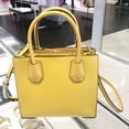 thumbnail image 2 of Michael Kors Mercer Medium Pebble Leather Messenger Crossbody Bag - Daffodil, 2 of 4