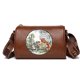 thumbnail image 3 of Bolsos y carteras de moda Lindejuan con diseño de paisajes pintados a mano para mujer, bolsos de mano de lujo, bolsos de hombro de color sólido de alta calidad, 3 of 5