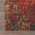 thumbnail image 5 of Nourison Chroma Colorful Abstract Ember Glow 4' x 6' Area Rug, (4x6), 5 of 9