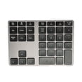 thumbnail image 1 of Mini teclado de Metal recargable, teclado numérico Universal para ordenador, 2 en 1, 2,4G, compatible con Bluetooth, ordenadores de 35 teclas Juegos de teclado y mouse para computadora gris hierro, 1 of 6