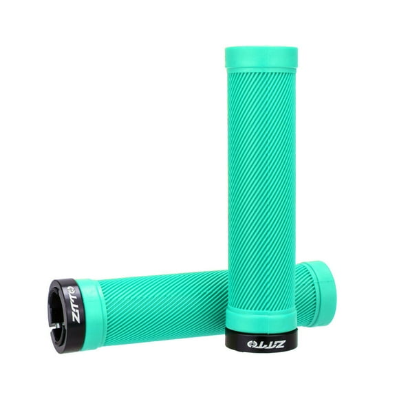ZTTO Bike Handlebar Grips Bicycle Rubber Grips Ergonomic Handle End Grips with Aluminum Alloy Lock for Road Bike Mountain Bike MTB BMX