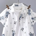 thumbnail image 4 of Ramiter Toddler Boy Clothing Infant Toddler Baby Boy Summer T Shirt Shorts Outfits Short Sleeve Tee Tops Clothes Set(Light Blue,5-6 Years), 4 of 4