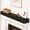 Black Walnut, variant on Fireplace Mantel Handcrafted Wall-Mounted Floating Mantel Shelf Decoration Wood