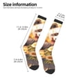 thumbnail image 2 of Rocae Cute Panda Sunflower for Novelty Casual compression Socks For Women Men Contrast Color Stockings, 2 of 6
