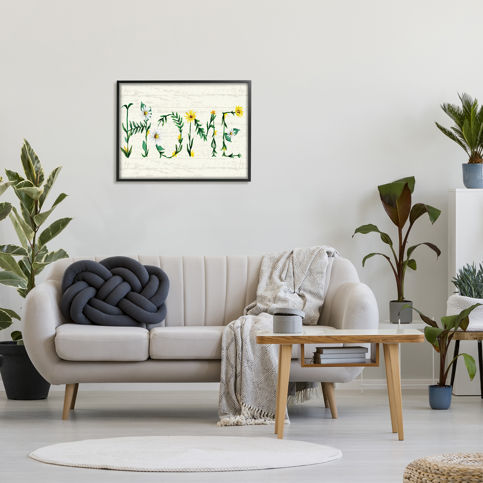 Stupell Industries Home Country Greeting Blissful Daisy Floral Typography, 24 x 30, Designed by Kate Eldridge