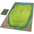 thumbnail image 1 of 1set Chip Stick Golf Game Mat: 16 Grip Golf Balls, 1 Chipping Mats - Indoor Golf Training, Putting Practice, Golf Game Accessory, 1 of 5