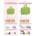 thumbnail image 2 of HOTOR Travel Toiletry Bag for Women & Men, Spacious Hanging Hook Makeup Bag for Travel Essentials, Avocado Green, 2 of 6