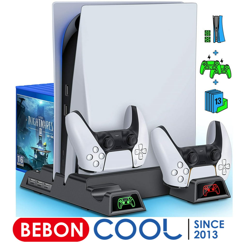 Beboncool Ps5 Cooling Stand For Playstation 5 Console Ps5 Stand With