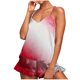 thumbnail image 2 of Conjunto de pijama de poliéster con tirantes finos y estampado de moda para mujer, 2 of 8