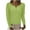 Green, variant on Itsame Loose Sweater for Womens Long Sleeve Pullover Sweaters V-Neck Button Sweatertop Green Size L