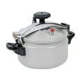 thumbnail image 1 of Almencla Multi-Functional Pressure Cooker Aluminum Soup Rice Cooking Slow Cooker Outdoor Camping Picnic Pot Cookware Argent 4L, 1 of 8