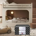 thumbnail image 1 of Jusqu'à 30 % de Réduction, Sacs de Rangement pour Couvertures Pliables, Conteneurs de Rangement avec Couvercle et Poignée pour Chambre, Placard, et Organisation de Couette Akmoler Picks Populaires / Tissu Non Tissé, Noir, 1 of 7
