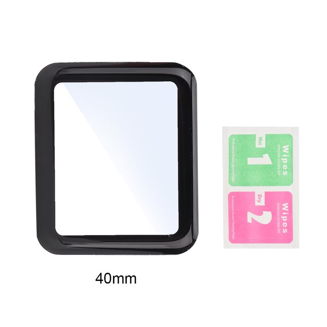 Película protectora para reloj con revestimiento resistente al agua y al aceite y flexible curvada en 3D para iWatch (40 mm)