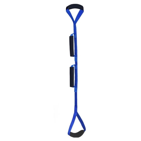XIRQI 39" Long Leg Lifter Strap with Padded Handgrips and Foot Loop,Rigid Leg Lifter Hip&Knee Replacement Surgery Recovery Kit,Mobility Aids Tool Foot Lifter Easily Get in and Out of Bed