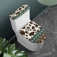 thumbnail image 3 of HELLHERO Geometric Cow Pattern Fashion for Toilet Stretch Toilet Lid Cover and Toilet Tank Lid Cover Elastic Edge Universal Easy to Clean, 3 of 8