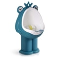 thumbnail image 1 of HALLO Orinal de entrenamiento para niños pequeños orinales de orina de baño divertido para entrenamiento de bebé (azul oscuro), 1 of 5