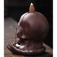 thumbnail image 2 of Purple Sand Incense Burner, Waterflow Backflow Incense Holder, Skeleton Ash Catcher, Zen Decor-Skeleton-A, 2 of 5
