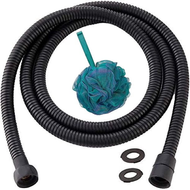 Manguera Ducha Extra Larga Manguera De Ducha Extra Larga De Acero Inoxidable Con Accesorios De Latón Macizo, Antitorceduras Manguera De Ducha Portátil