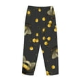 thumbnail image 5 of Kll Womens Bumblebee Print Pajama Pants Soft Pajama Bottoms For Women Cozy Lounge Pants, 5 of 9