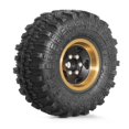 thumbnail image 3 of 1.0Inch Metal Wheels with Tires Upgrade Hub Tyre Set for 1/18 RC Crawler Car TRX4-M SCX24 RC Car, 3 of 5