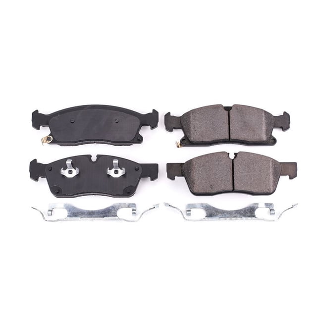 Power Stop Brake Pad 17-1904A Z17 Evolution; FMSI Number D1904A; Ceramic Brake Pads; Set Of 4; With Premium Stainless Steel Hardware
