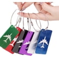 thumbnail image 3 of 6 Pieces Luggage Tags Luggage Tags With Name Tag Address Tag Luggage Tag Made Of Metal, 3 of 6