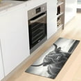 thumbnail image 6 of Highland Cow Kitchen Mat Soft and Absorbent Bath Mats for Bathroom Non Slip Quick Dry Shaggy Bath Carpet Machine Wash for Kitchen Bathroom Shower 39x20 in Home Decor, 6 of 7