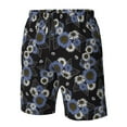 thumbnail image 5 of Kdxio Sunflowers Pattern Mens Casual Shorts - Drawstring Summer Beach Sports Shorts for Men, 5 of 9