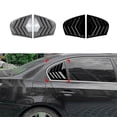 thumbnail image 2 of Car Rear Window Shutter Cover Trim Window Louver Side Vent Trim for 5 Series E60 2004-2010, 2 of 5