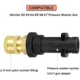 thumbnail image 2 of 1 Uds Adaptateur De Pistolet Pour Nettoyeur Haute Pression Avec Raccord Femelle 1/4 Connexion Rapide Compatible Avec Les Nettoyeurs Haute Pressio, 2 of 5