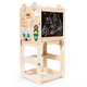 thumbnail image 1 of Torre de aprendizaje Montessori con centro de actividades, 1 of 4