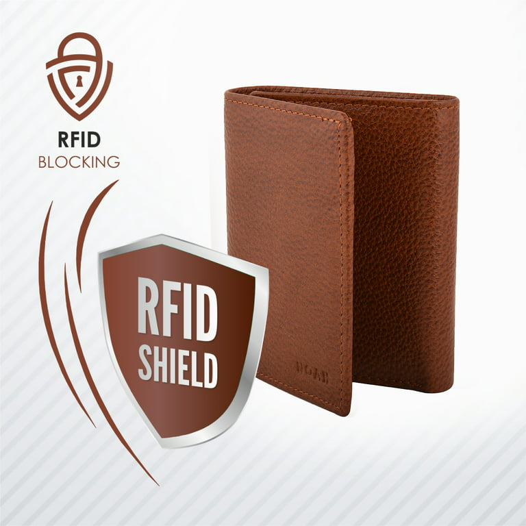 Rico St Louis Blues Embossed Leather Trifold Wallet (Manmade Interior)