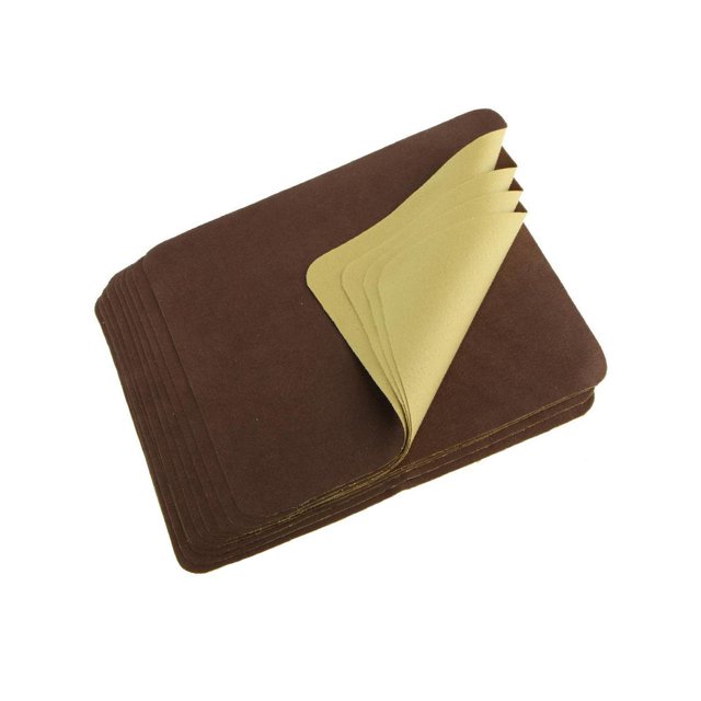 Decodeary 10 Pieces Microfiber Eyeglasses Camera Lens Cell Phones Cleaning Cloth Yellow+Brown 1Set
