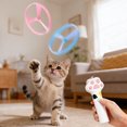 thumbnail image 2 of Cat Fetch Toy, Rechargeable Flying Disc Launcher with 6 Flying Discs, Cat Interactive Hunting Toys for Outdoor & Indoor, 2 of 9