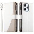 thumbnail image 1 of Funda cartera GANGXUN para Xiaomi Redmi 12 4G/5G , cuero PU con tarjetero, cremallera, correa de mano, soporte y protección 939°, 1 of 6