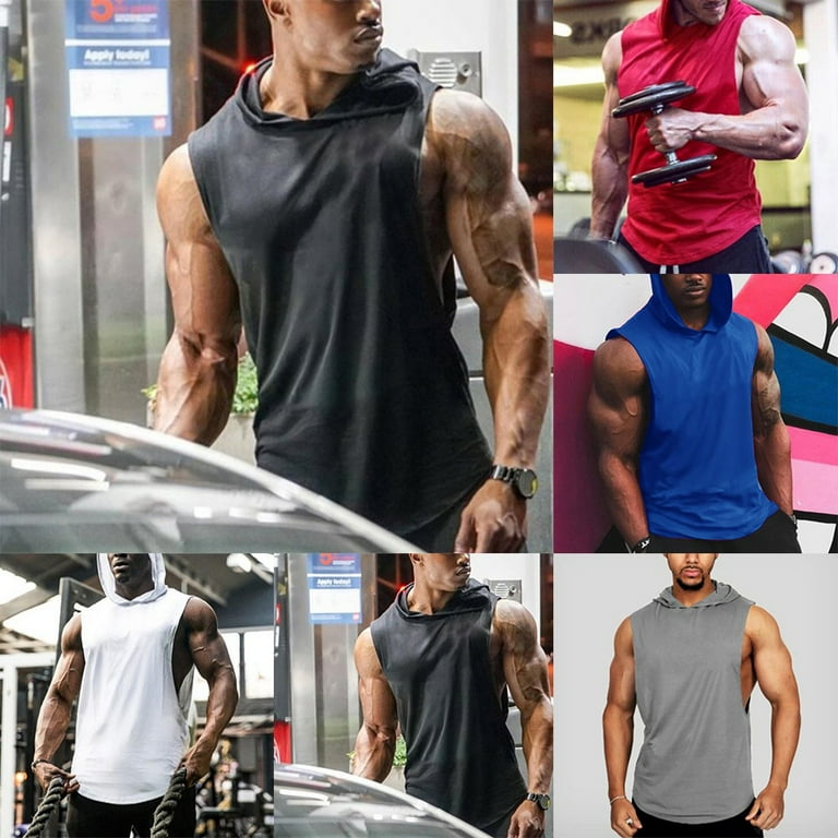 Hoodie tank top bodybuilding deals