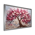 thumbnail image 2 of Designart "Blossoming Tranquility Pink and White Orchid Tree II" Landscapes Framed Wall Art Decor - Country White Tree Living Room Framed Canvas Art, 2 of 6