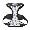 thumbnail image 5 of Lsque Lavender Bicycle Dog Harness, No-Pull Pet Harness with 2 Leash Clips, Adjustable Soft Padded Dog Vest with Easy Control Handle for Large Dogs-X-Large, 5 of 9